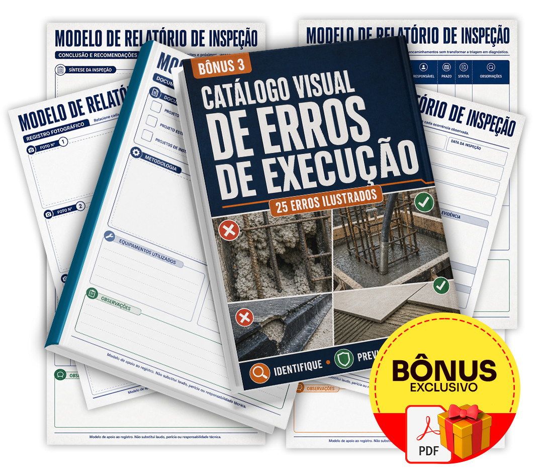Mockup do bônus 3 — Catálogo Visual de Erros de Execução